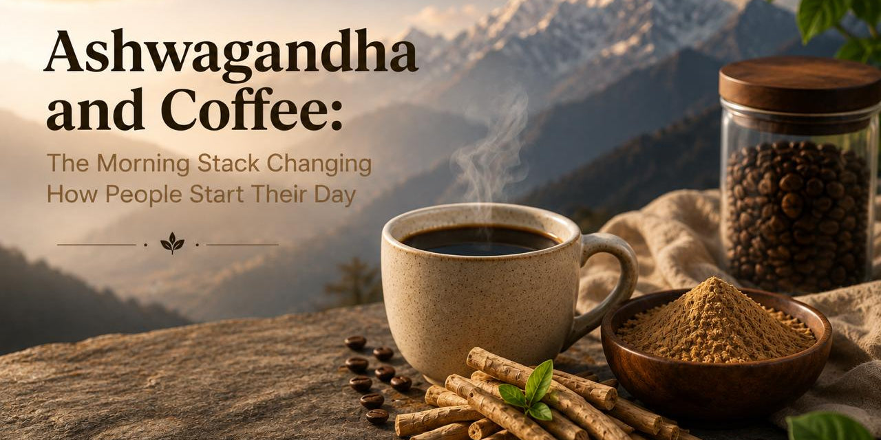 Ashwagandha and coffee: the morning stack that gives you energy without the edge