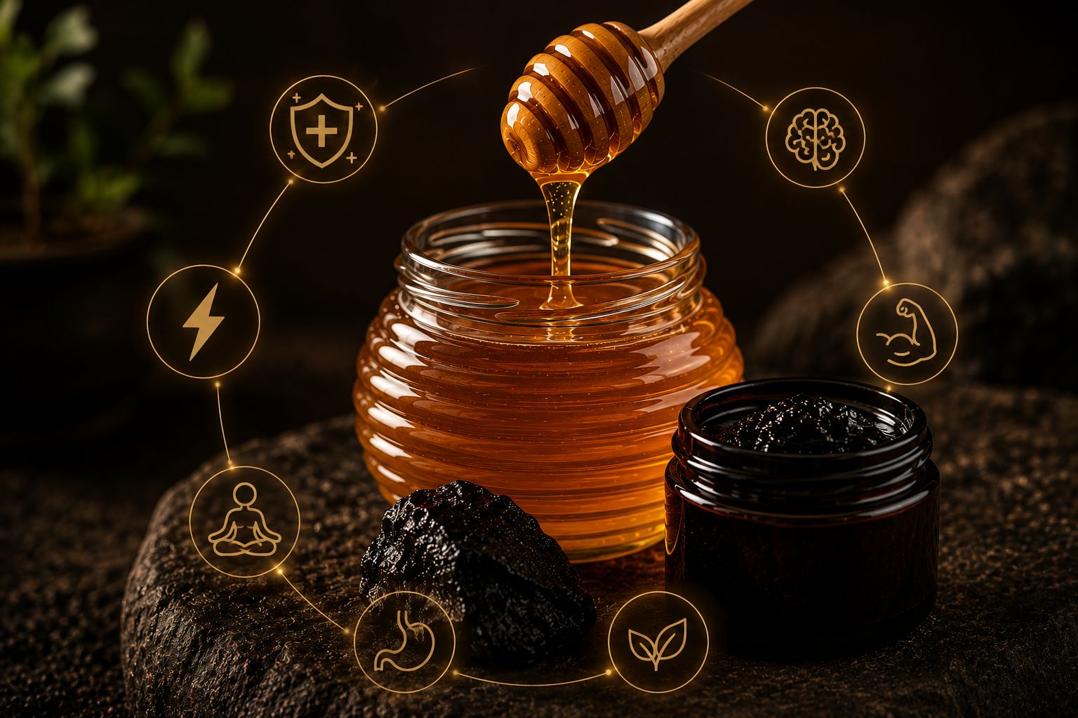 Why honey and shilajit together are more powerful than either one alone