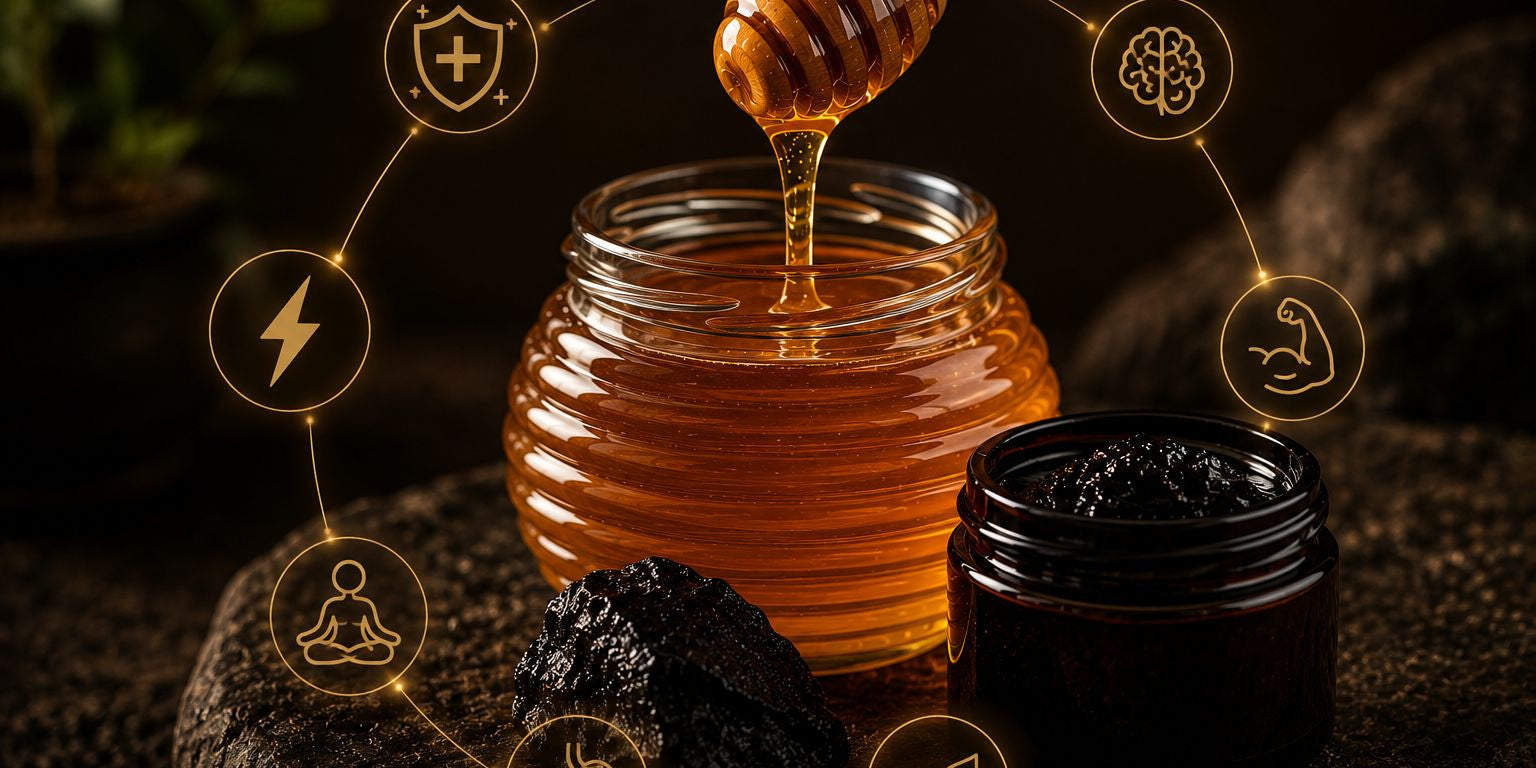 Why honey and shilajit together are more powerful than either one alone