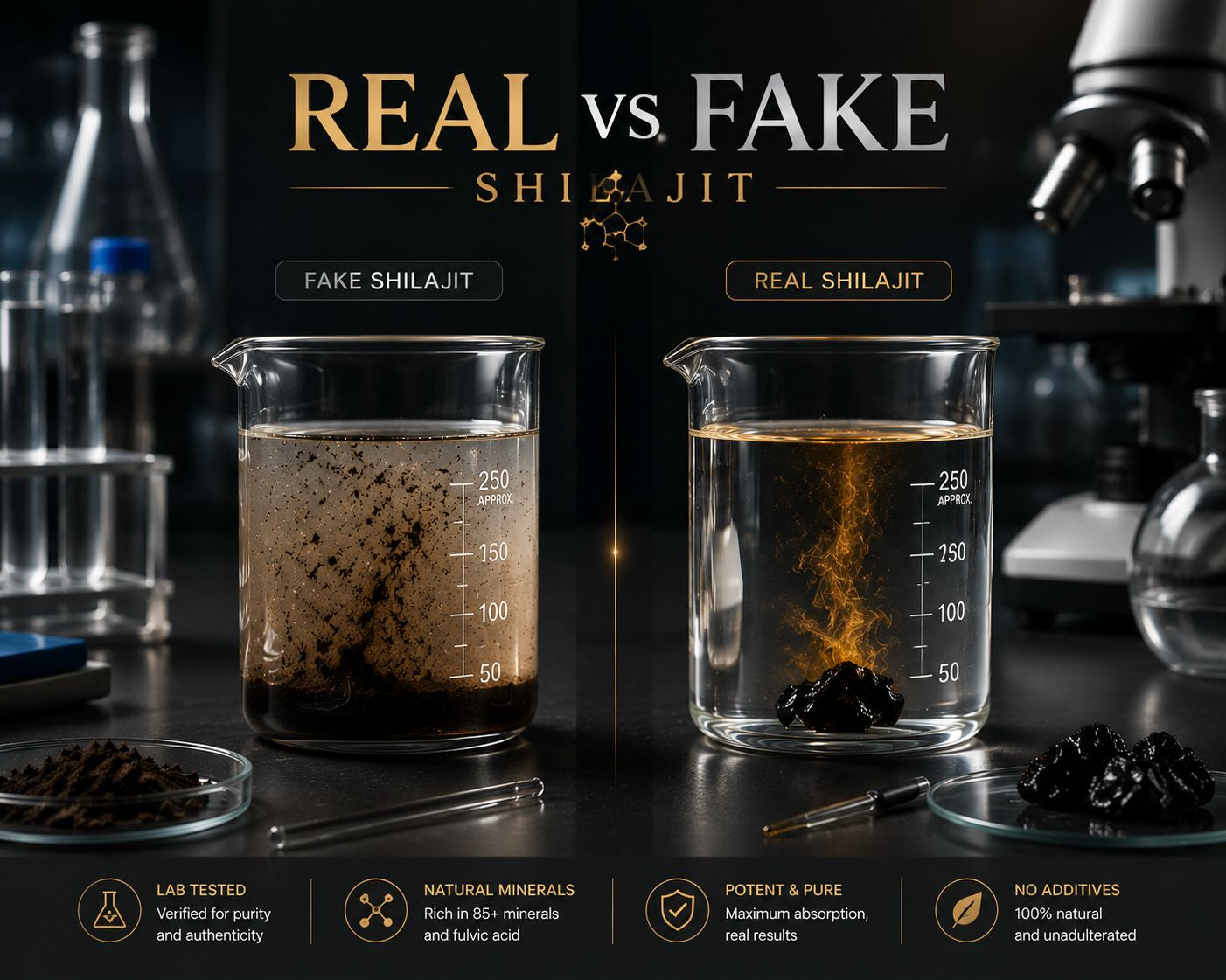 The shilajit fake vs real guide: how to know what you're actually buying