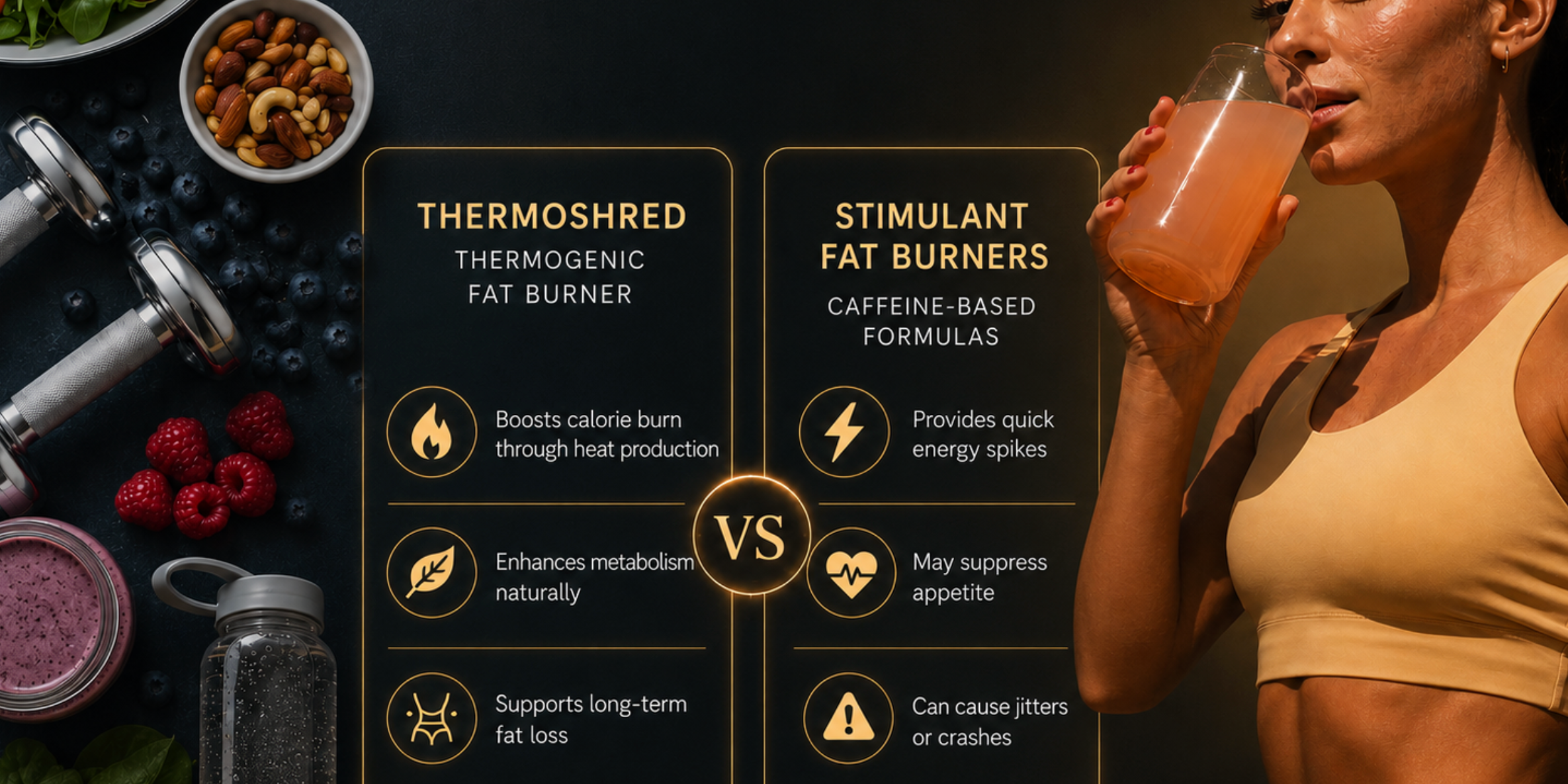 Thermoshred vs stimulant fat burners: the honest comparison nobody else will give you