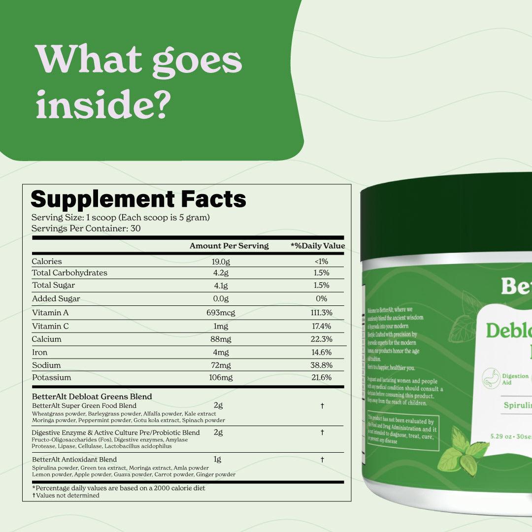 DGBMF150-US - Debloat Greens Blend