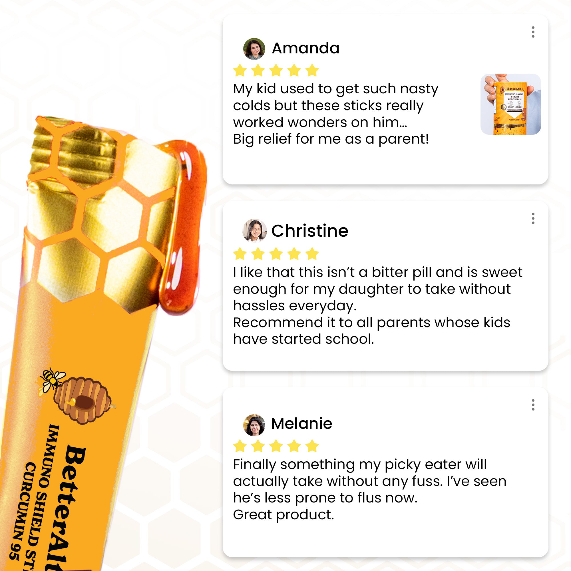 ISSC95TGH30-US
ISSC95TGH30X2-US - Curcumin 95 Honey Sticks For Kids