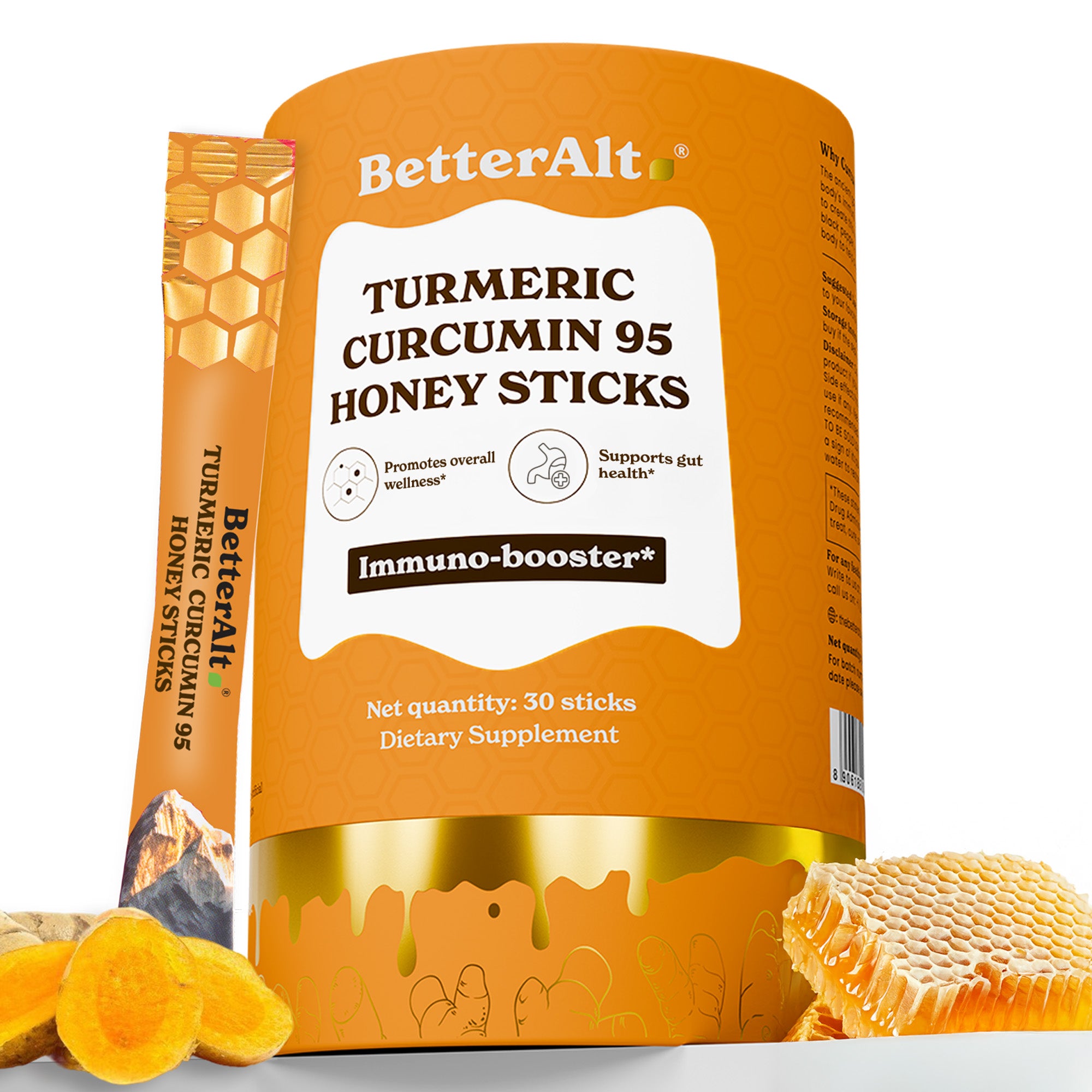 TC95HSIB30-US - Curcumin 95 Honey Sticks