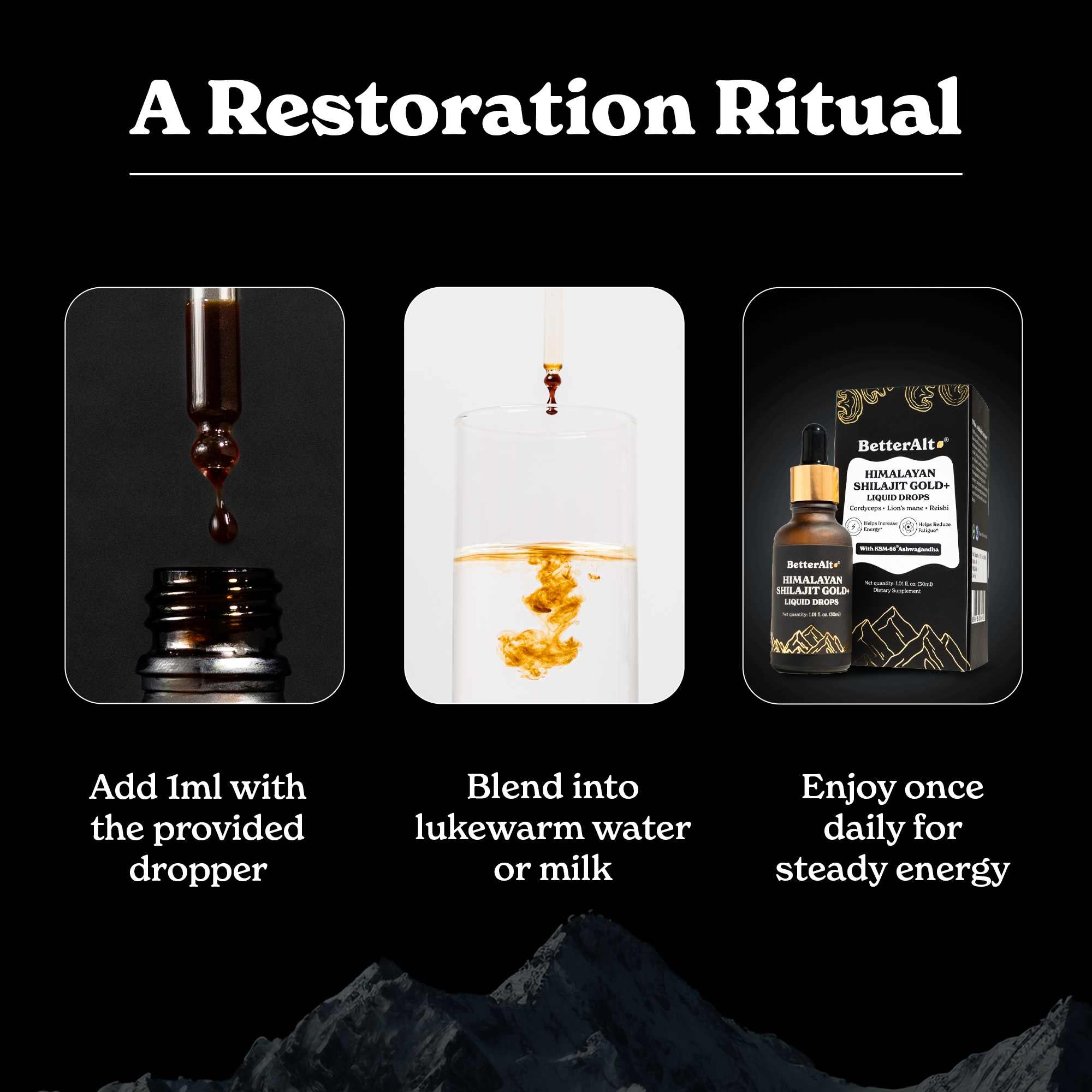 Shilajit Gold+ Liquid Drops