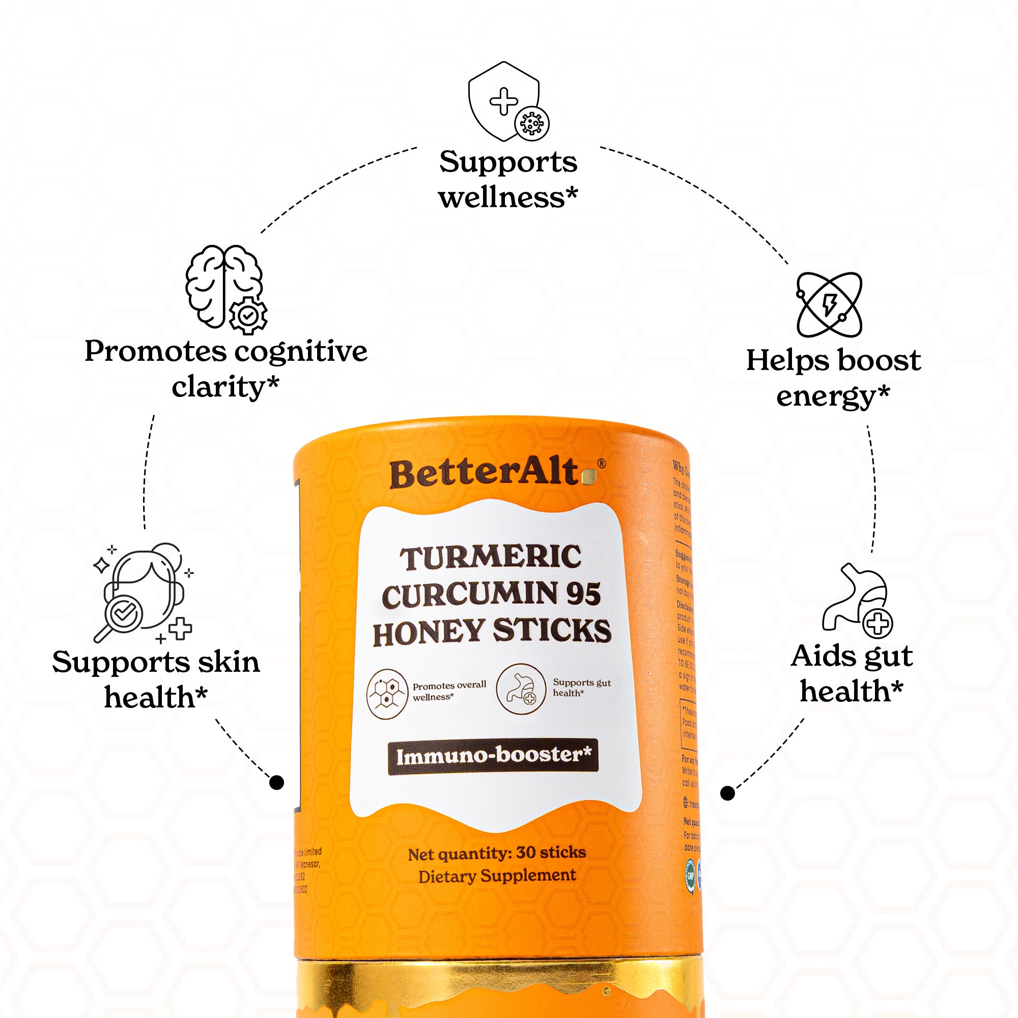 TC95HSIB30-US
TC95HSIB30X2-US - Curcumin 95 Honey Sticks