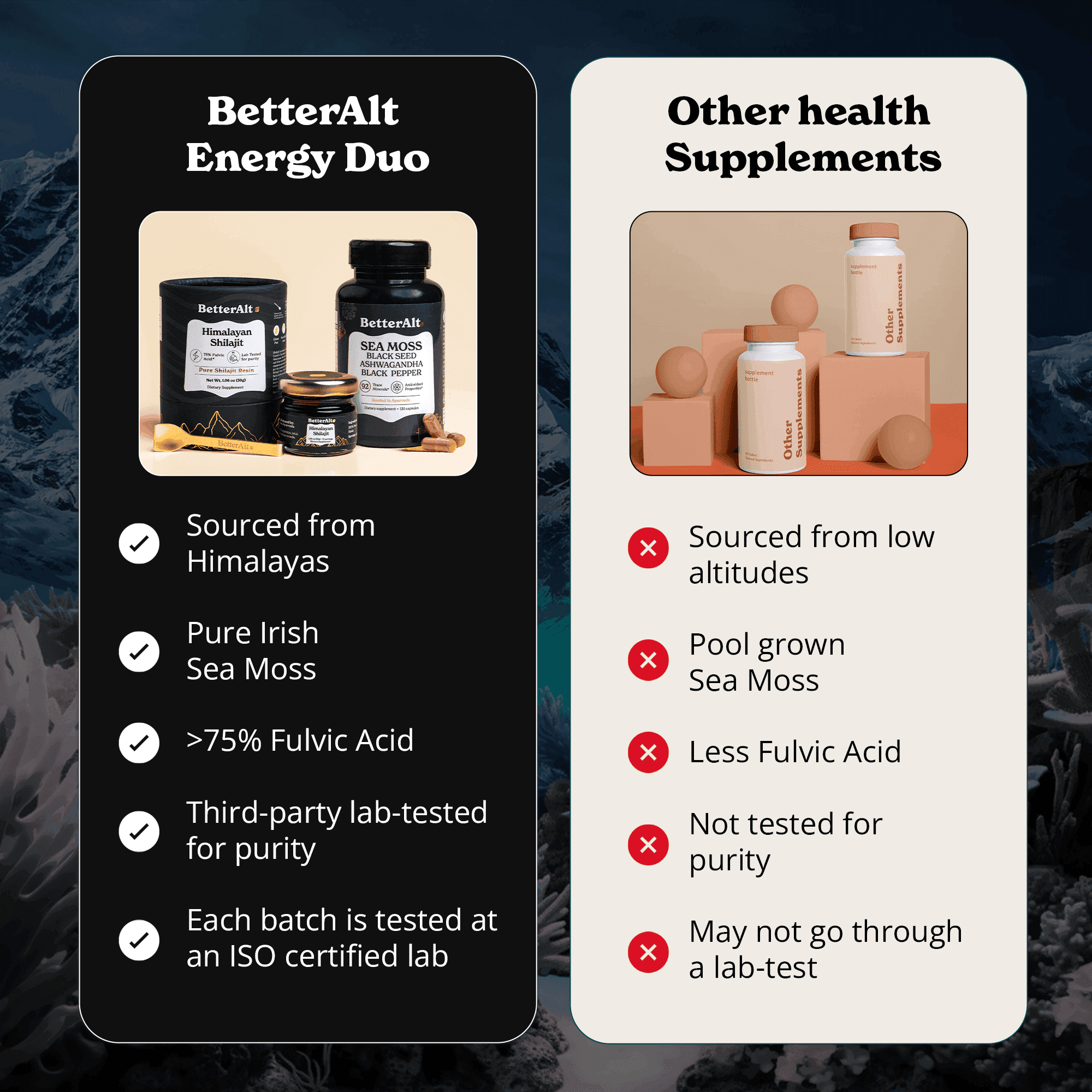 BetterAlt Himalayan Resin Duo For Natural Energy