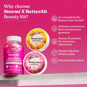 Stormi x BetterAlt | Stormi kit | Under Eye patches & Hair Skin and Nail gummies