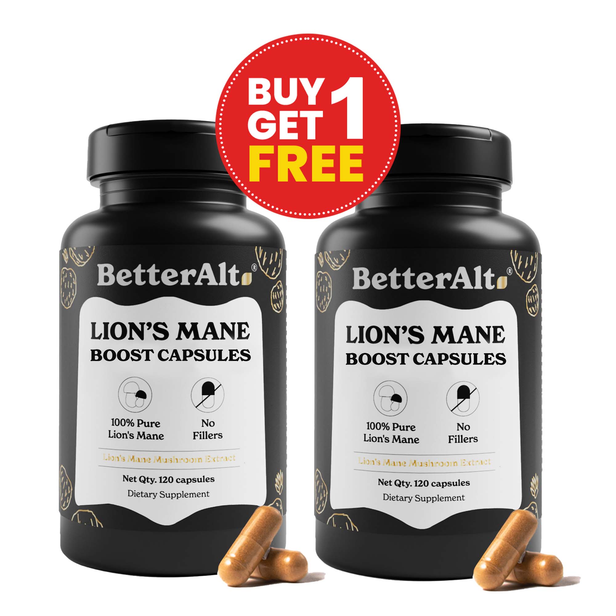 Lion's Mane Mushroom Capsules