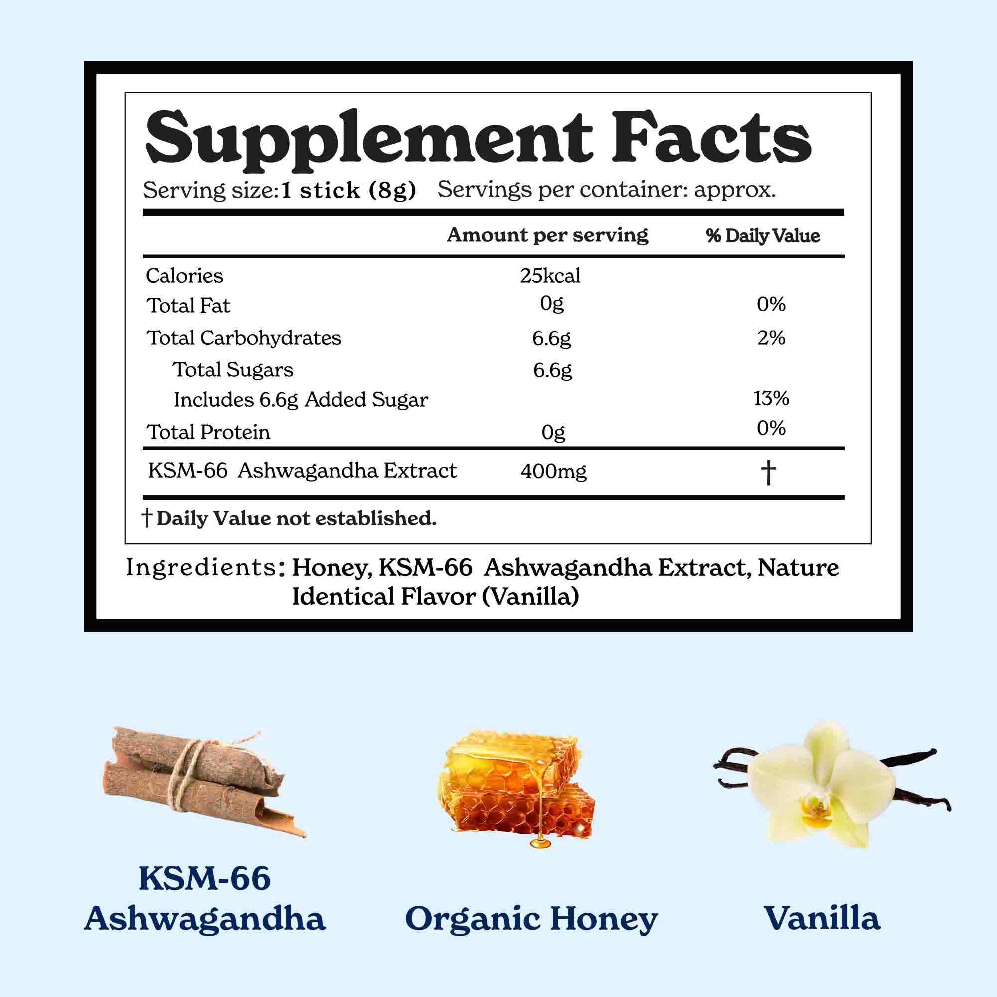 Ashwagandha Honey Sticks