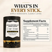BetterAlt Shilajit Honey Sticks