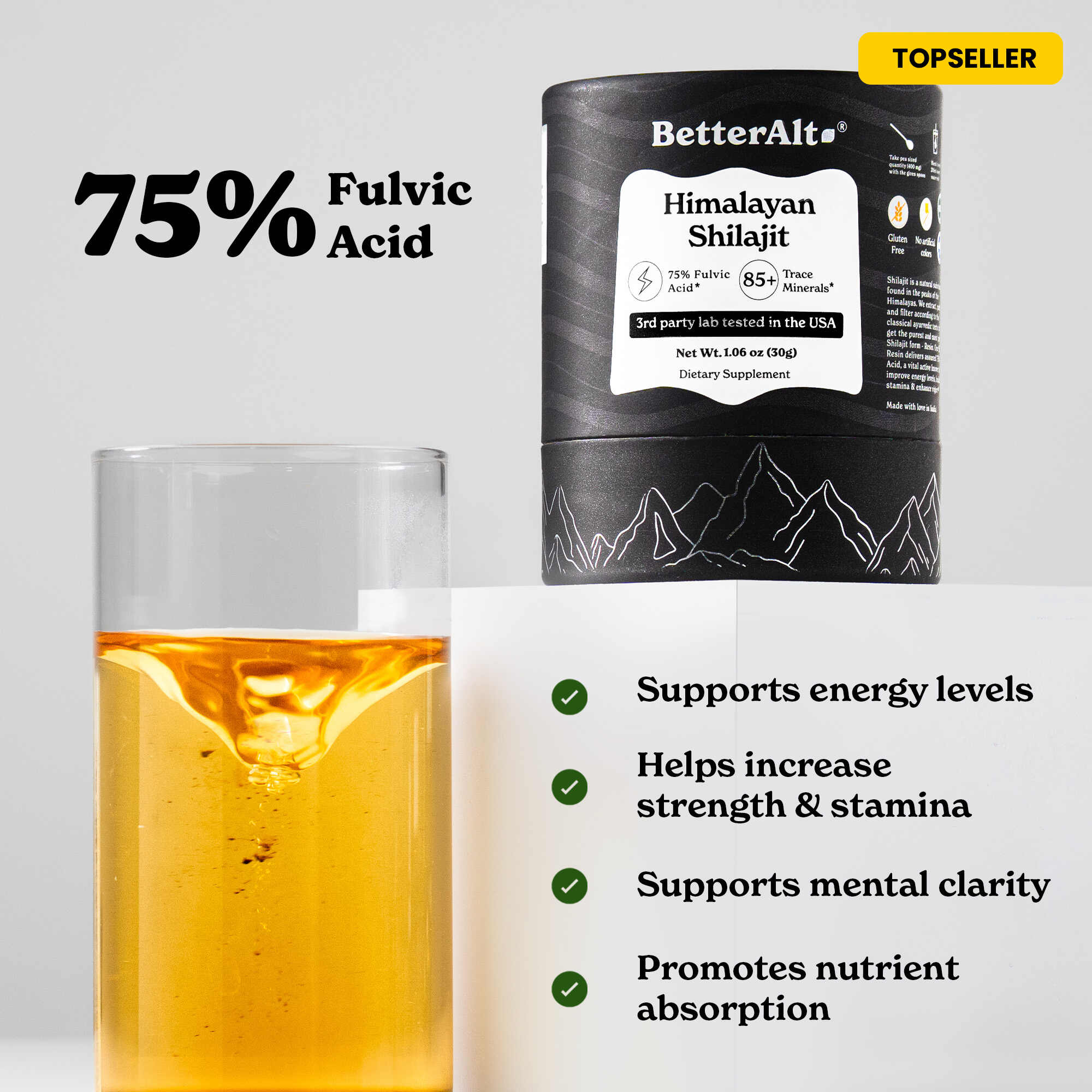 HPS30-US
HPS30X2-US
HPS30X2+BLMMCE120-US - Pure Himalayan Shilajit Resin