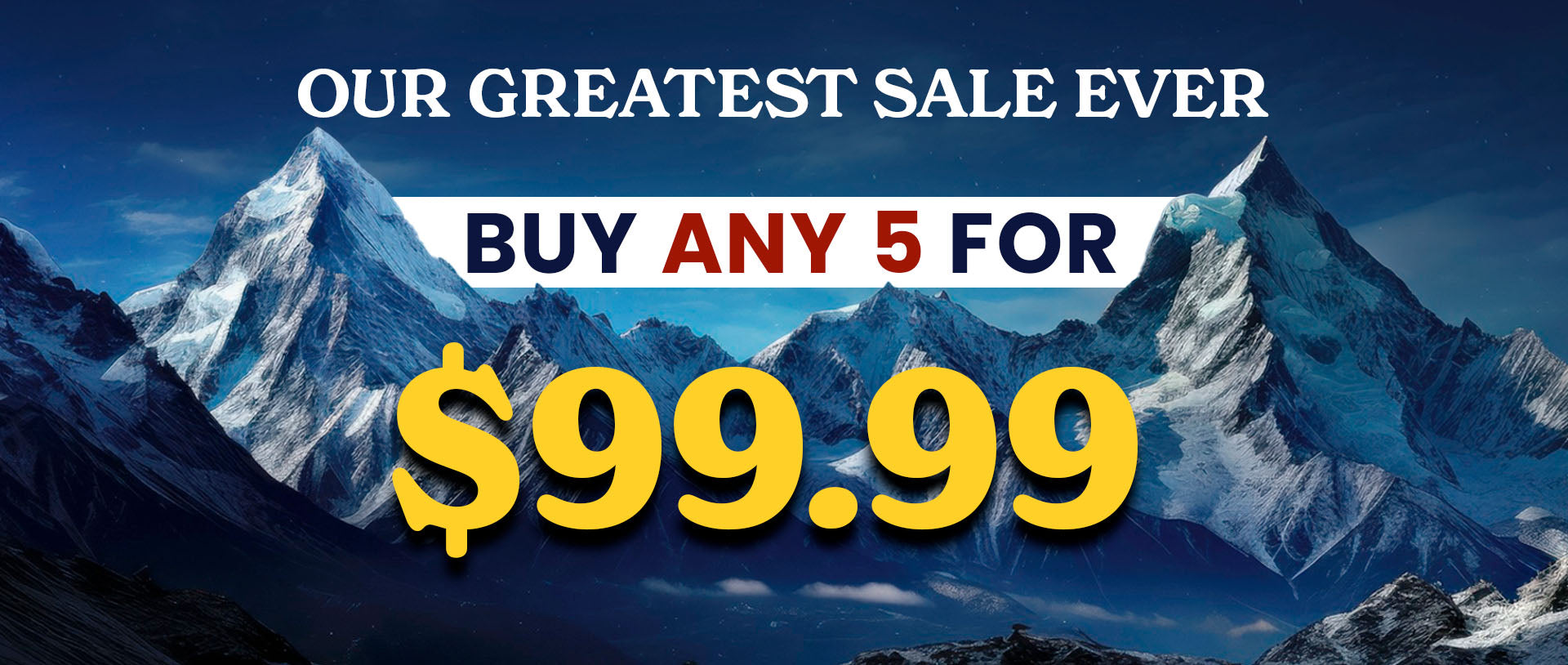 Buy 5 @ $99.99
